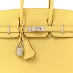 Hermès Birkin 25 Jaune Poussin Togo Palladium Hardware