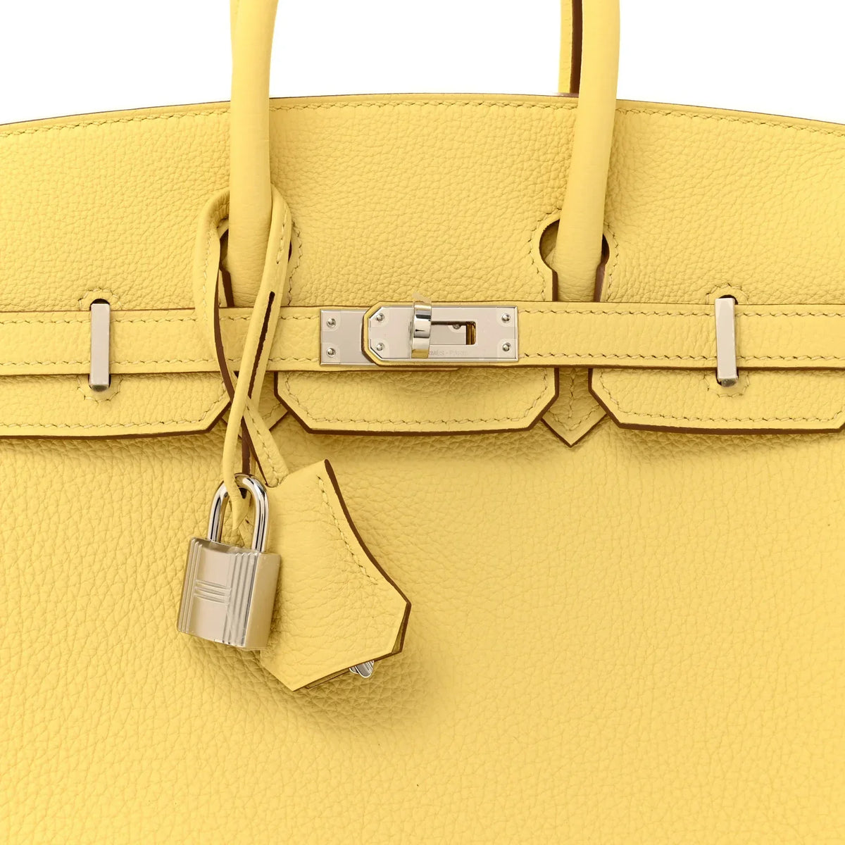Hermès Birkin 25 Jaune Poussin Togo Palladium Hardware