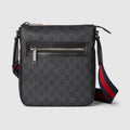 GG Black small messenger bag