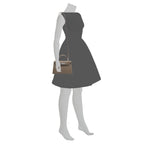 Hermès Etoupe Epsom Mini Kelly 20 ll Palladium Hardware.