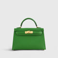 Hermès Kelly Mini Epsom Vert Yucca Sellier Gold Hardware