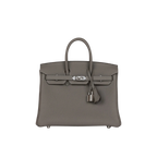 Hermès Birkin 25 Gris Meyer Togo Leather Palladium Hardware