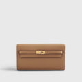 Hermès Kelly To Go Epsom Biscuit/Mauve Sylvester Gold Hardware