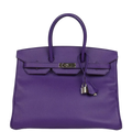 Hermès Birkin 35 Crocus Epsom Palladium Hardware