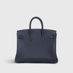 Hermès Birkin 25 Togo Black/Blue Sapphire Gold Hardware