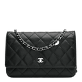 Chanel Wallet On Chain WOC Caviar
