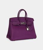Hermès Birkin 25 Anemone Togo Palladium Hardware