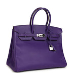 Hermès Birkin 35 Crocus Epsom Palladium Hardware