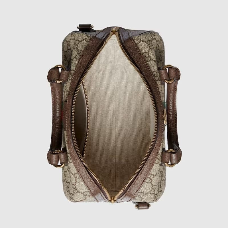 GUCCI OPHIDIA GG SMALL TOP HANDLE BAG