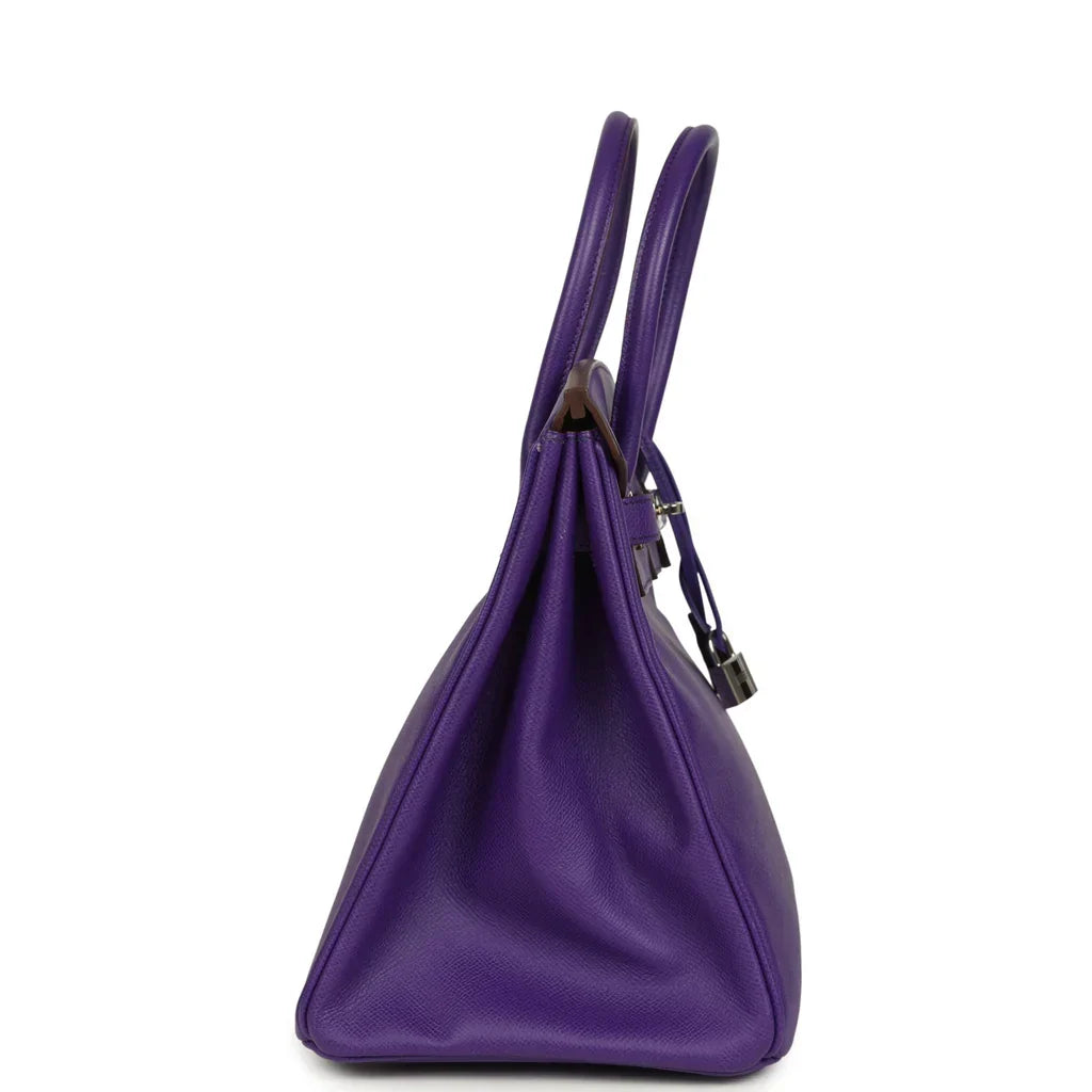 Hermès Birkin 35 Crocus Epsom Palladium Hardware