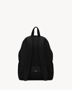 Saint Laurent City backpack in ECONYL®, smooth leather and nylon