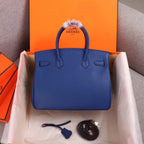 HERMES BIRKIN BAG 25(BLUE)
