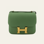 Hermès Vert Criquet Constance 18 Epsom Gold Hardware