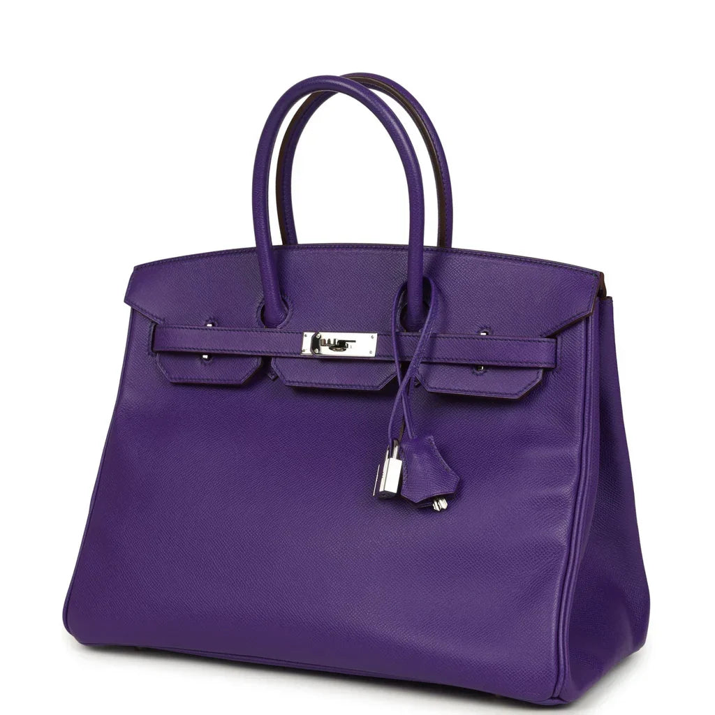 Hermès Birkin 35 Crocus Epsom Palladium Hardware