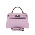 Hermès Kelly Sellier 20 Guimauve Epsom Palladium Hardware