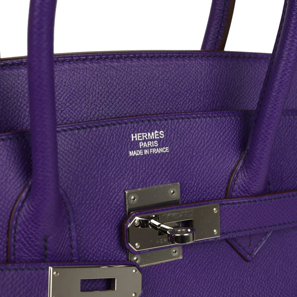 Hermès Birkin 35 Crocus Epsom Palladium Hardware