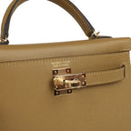Hermès Kelly Sellier 20 Dune Madame Permabrass Hardware