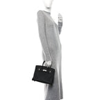 Hermès Epsom Birkin Sellier 25 Black