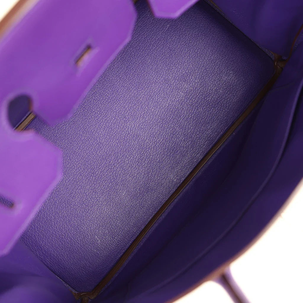 Hermès Birkin 35 Crocus Epsom Palladium Hardware