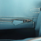 Hermès Birkin 25 Blue Jean Swift Palladium Hardware