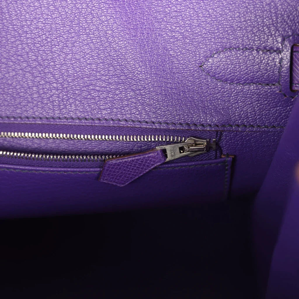 Hermès Birkin 35 Crocus Epsom Palladium Hardware
