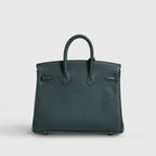 Hermès Birkin 25 Togo Vert Fonce Gold Hardware
