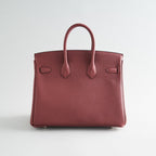 Hermès Birkin 25 Togo Rouge H Pallidum Hardware