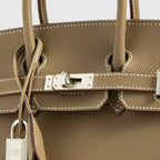 Hermès Birkin 25 Epsom Etoupe Sellier Palladium Hardware