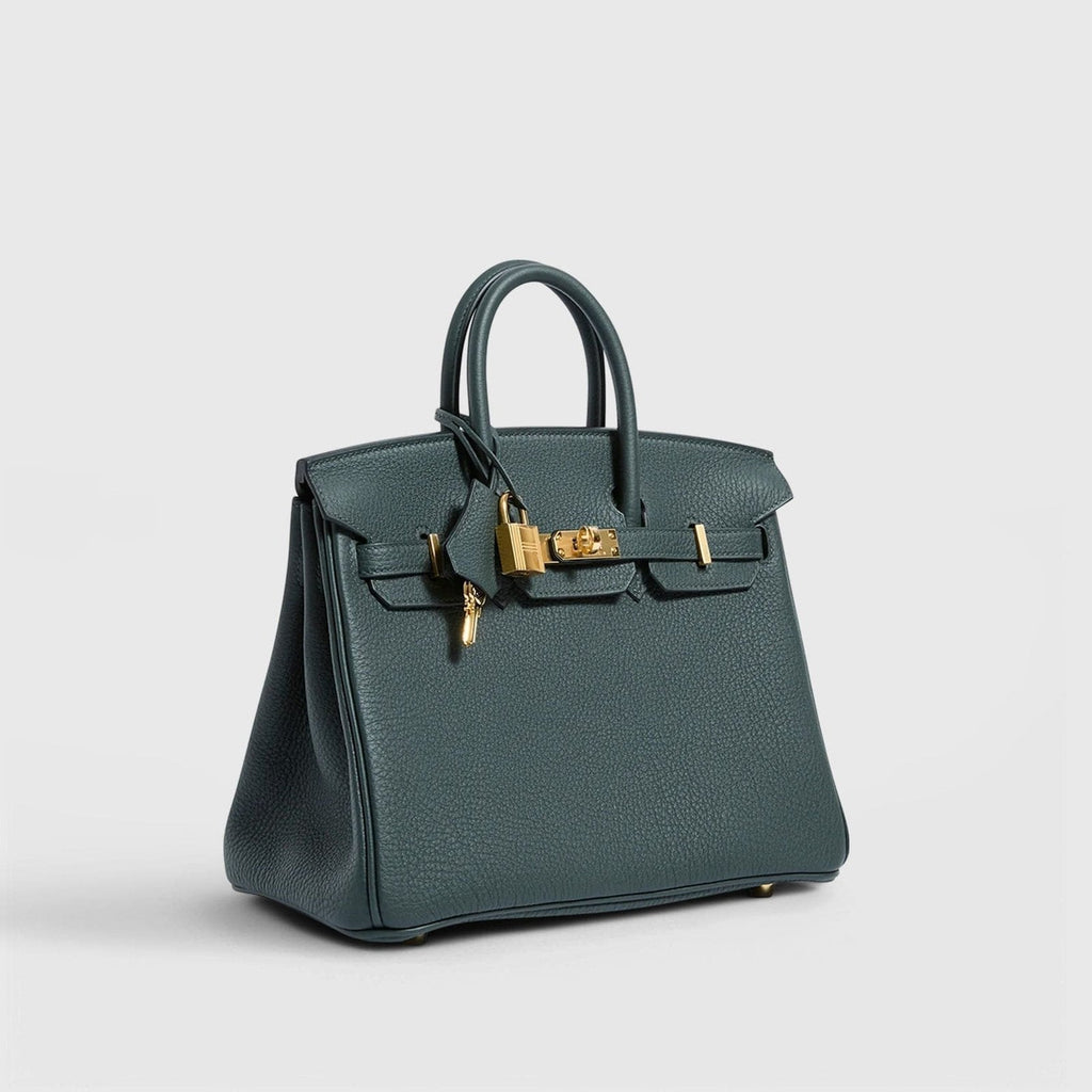 Hermès Birkin 25 Togo Vert Fonce Gold Hardware