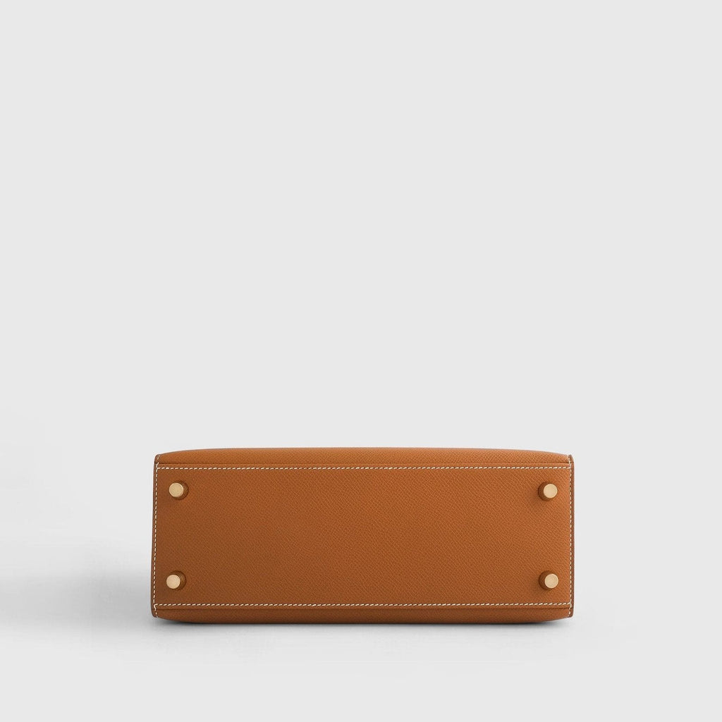 Hermès Kelly 25 Epsom Gold Sellier Gold Hardware