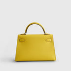 Hermès Kelly Mini Epsom Jaune de Naples Palladium Hardware
