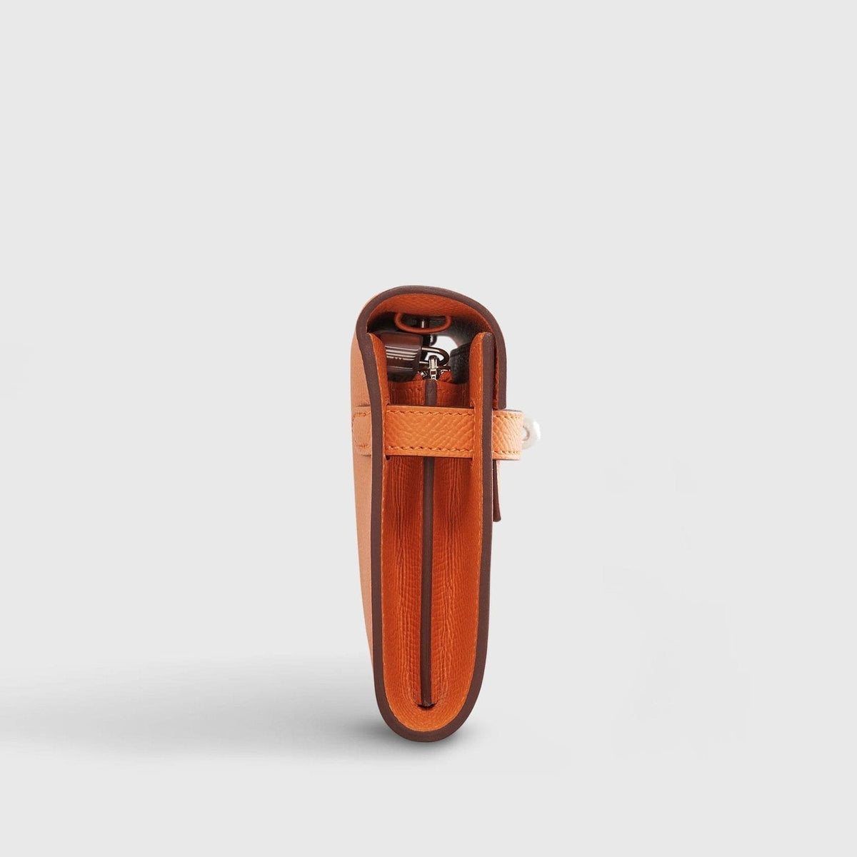 Hermès Kelly To Go Epsom Orange Palladium Hardware