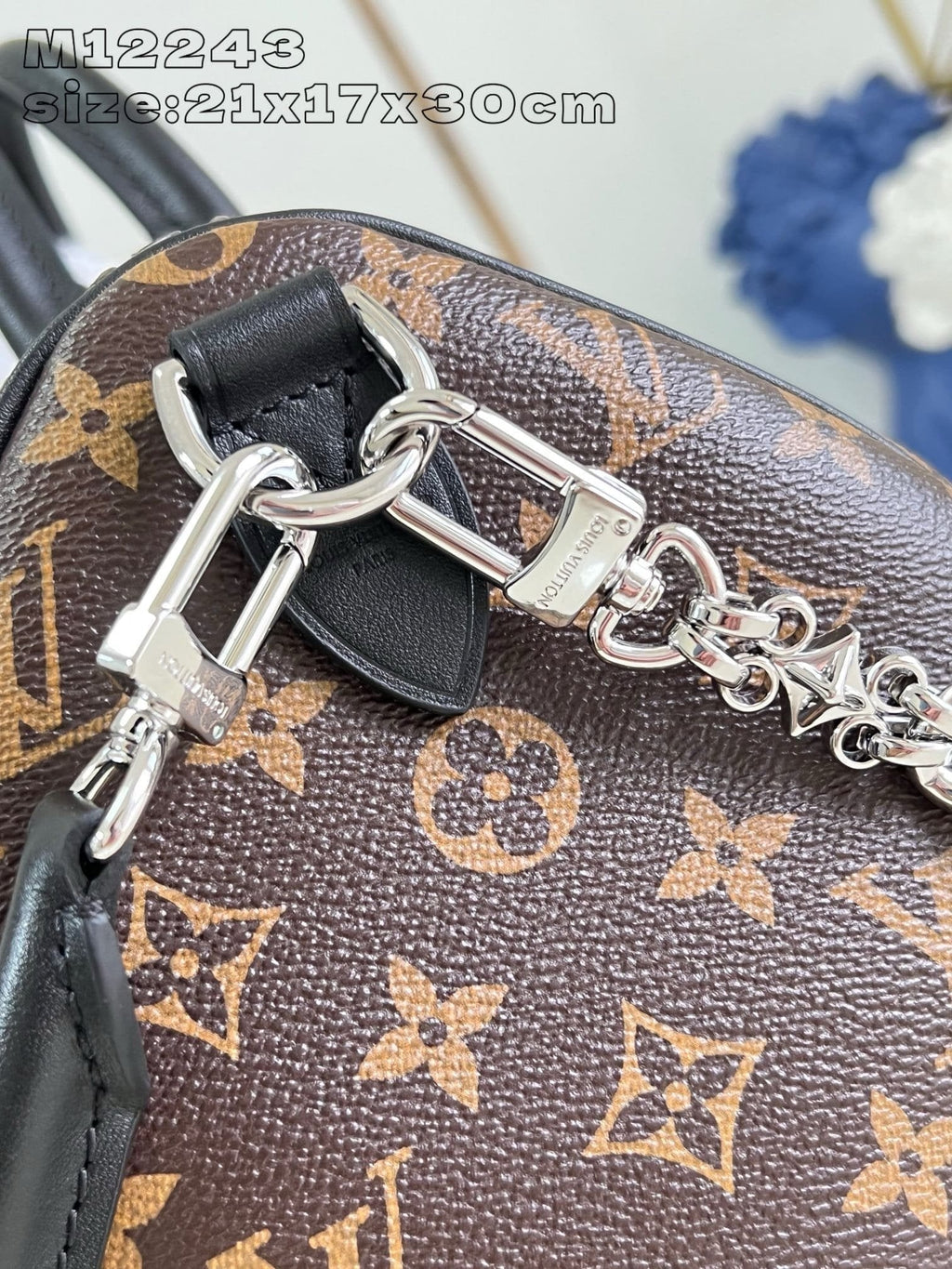 Louis Vuitton M12243 Speedy Soft 30 Dark