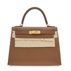 Hermès Kelly 28 Gold Epsom Gold Hardware