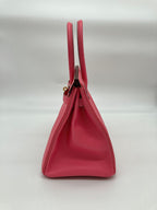 Hermès Rose Azalee Birkin 30 Epsom Gold Hardware