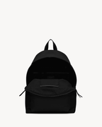 Saint Laurent City backpack in ECONYL®, smooth leather and nylon