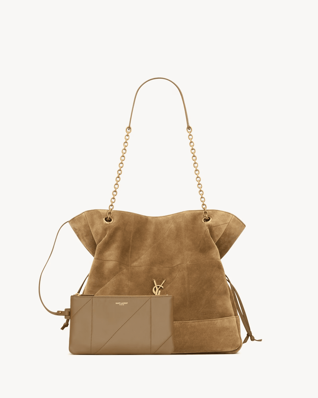 SAINT LAURENT JAMIE SHOPPING IN SUEDE