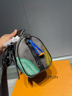 Louis Vuitton Kusama Reverse Monogram Eclipse Keepall 25