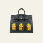 Hermès Sac Faubourg Birkin Sellier 20 Matte Alligator So Black Hardware