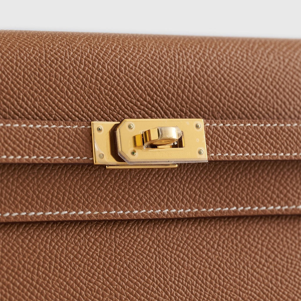 Hermès Kelly To Go Epsom Gold Gold Hardware